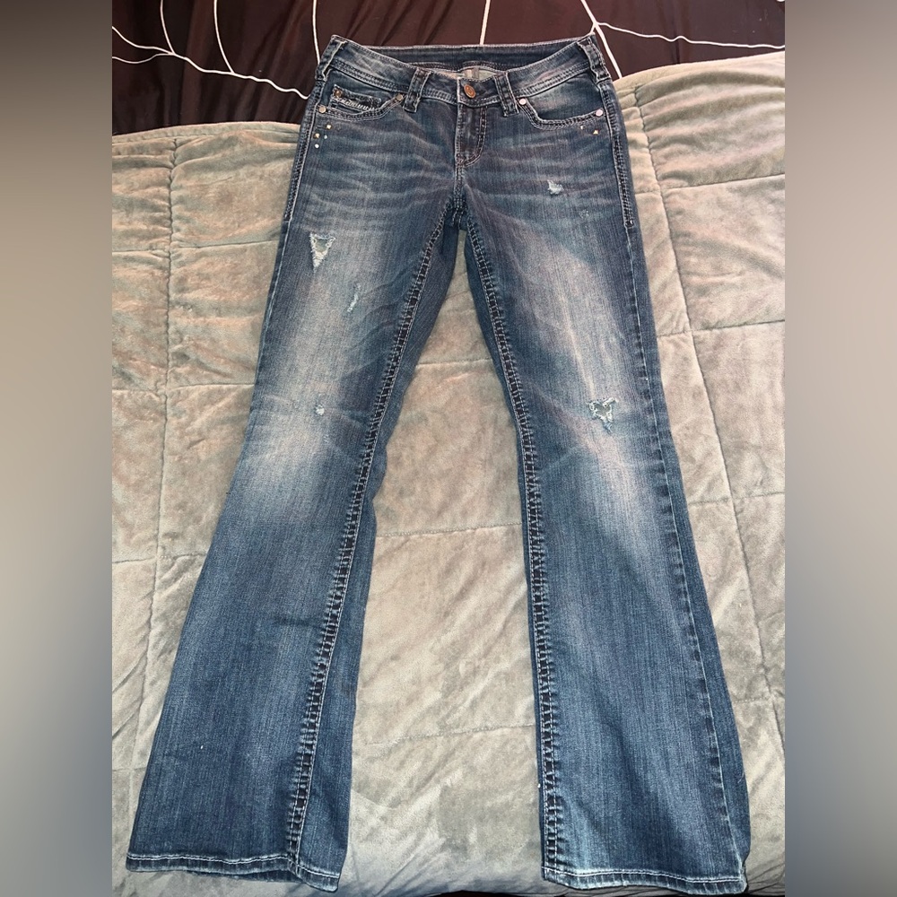 Low Rise Boot Cut Women's Jeans